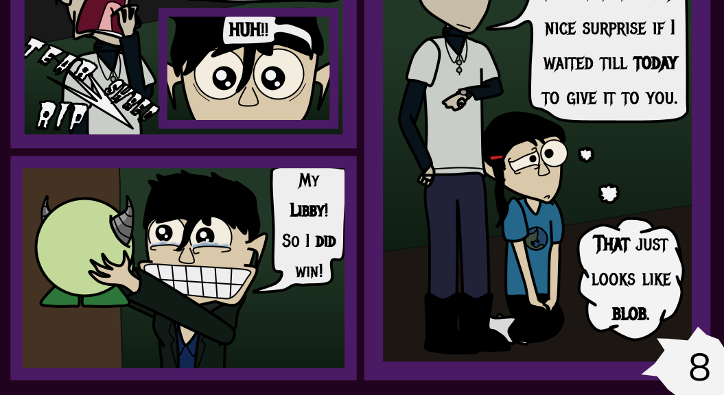 Donnie The Fighting Psychopath - Episode 6, Page 8: The Mad Tale of Libby