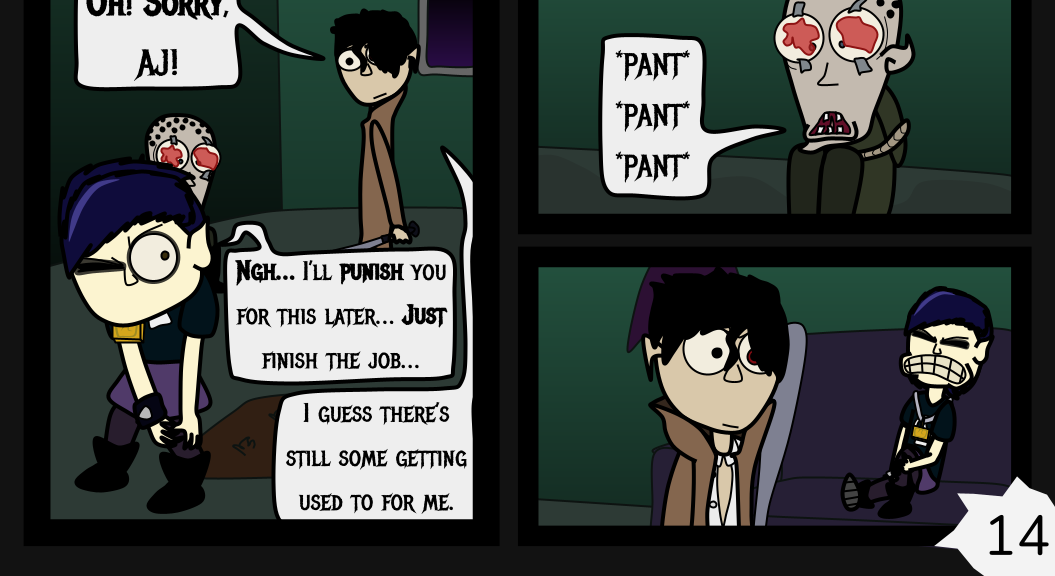 Donnie The Fighting Psychopath - Episode 6, Page 14: The Mad Tale of Libby