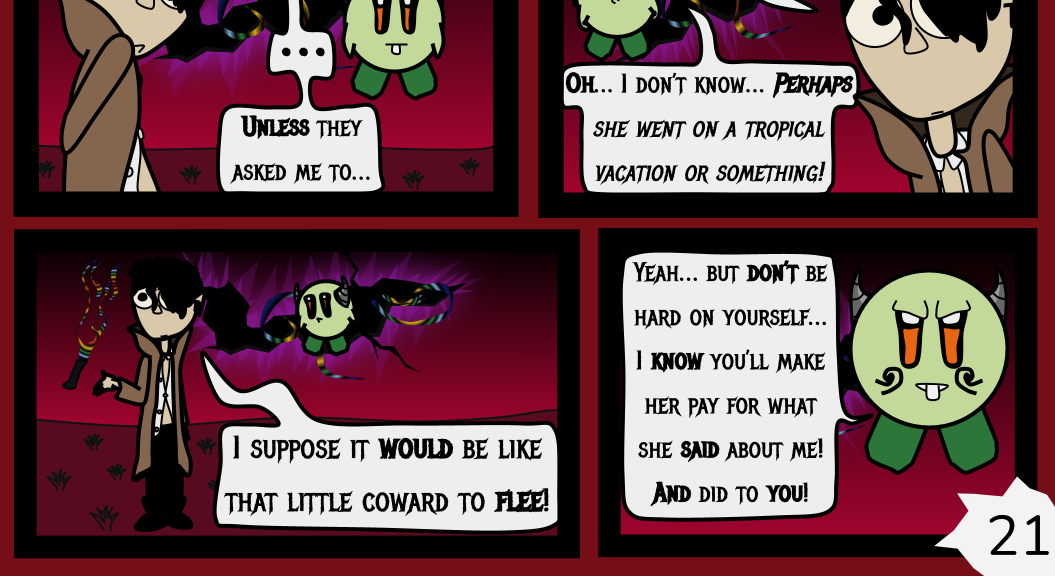 Donnie The Fighting Psychopath - Episode 6, Page 21: The Mad Tale of Libby