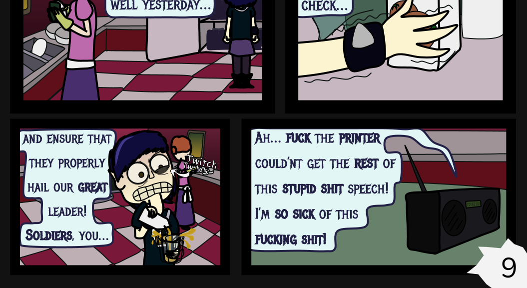 Donnie The Fighting Psychopath - Episode 7, Page 9: The Final Straw Of Donnie & Libby & AJ