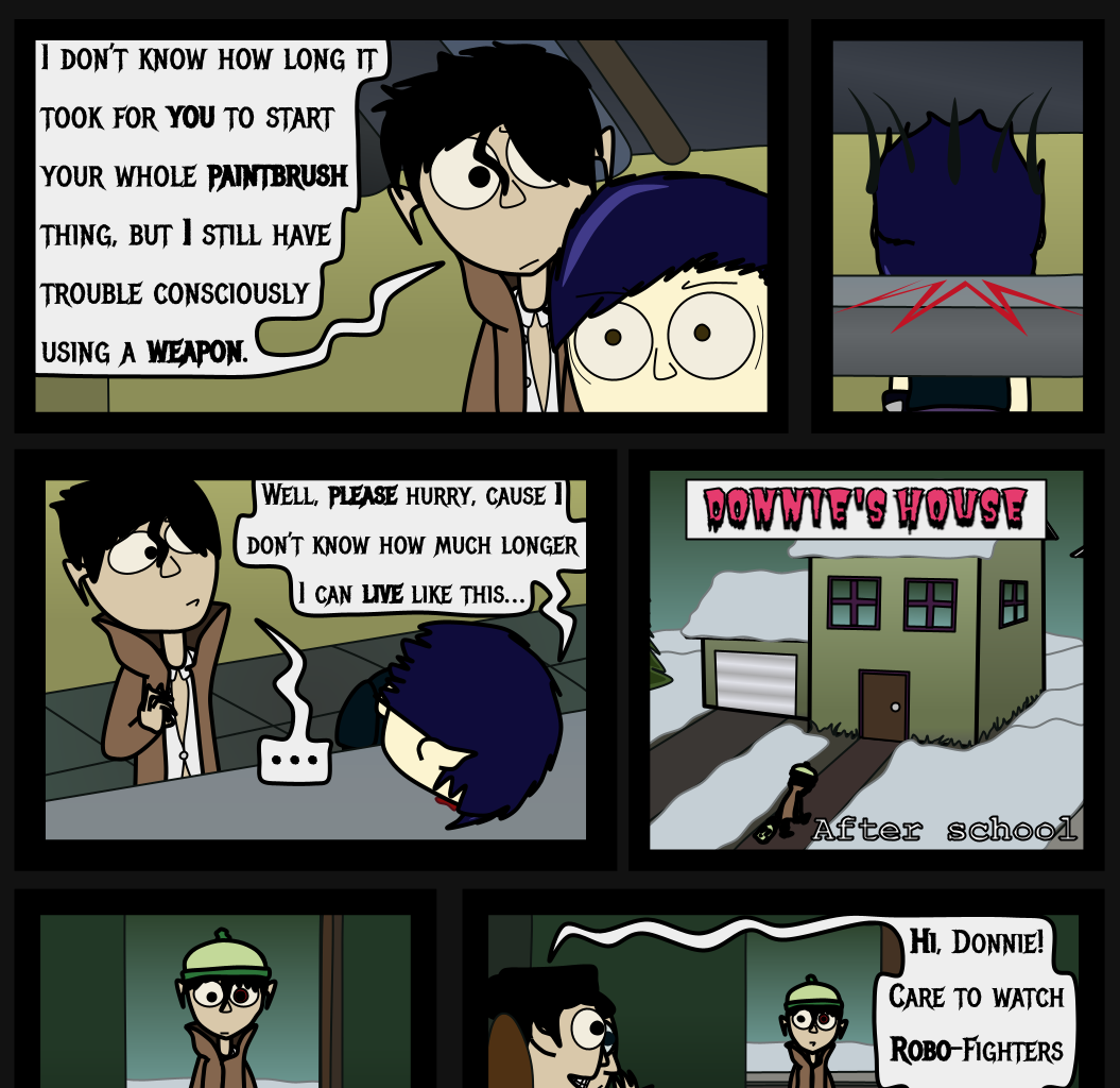 Donnie The Fighting Psychopath - Episode 7, Page 13: The Final Straw Of Donnie & Libby & AJ