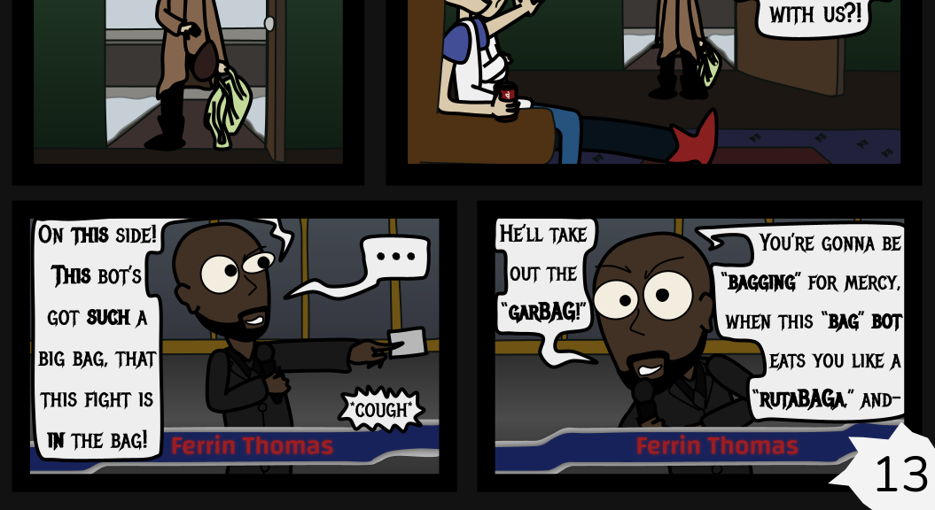Donnie The Fighting Psychopath - Episode 7, Page 13: The Final Straw Of Donnie & Libby & AJ