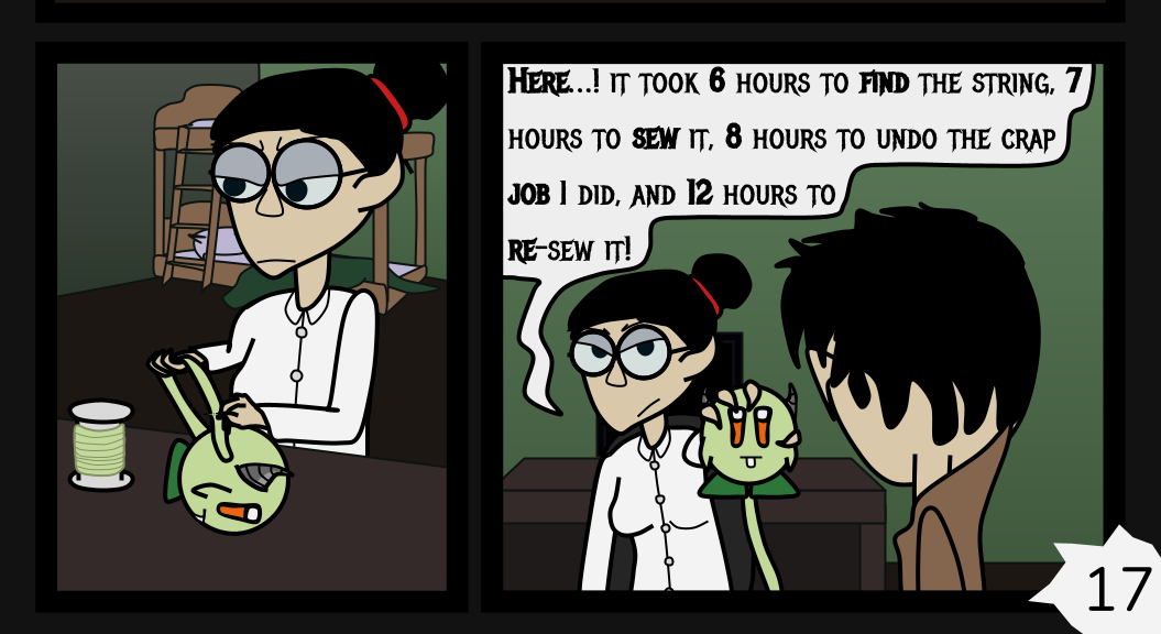 Donnie The Fighting Psychopath - Episode 7, Page 17: The Final Straw Of Donnie & Libby & AJ