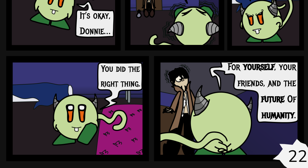Donnie The Fighting Psychopath - Episode 7, Page 22: The Final Straw Of Donnie & Libby & AJ