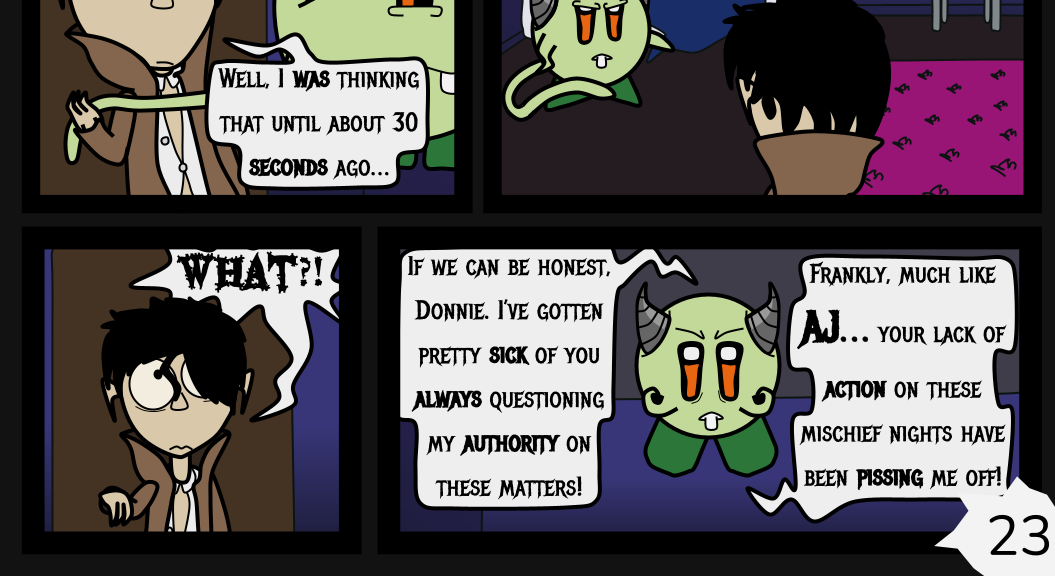 Donnie The Fighting Psychopath - Episode 7, Page 23: The Final Straw Of Donnie & Libby & AJ