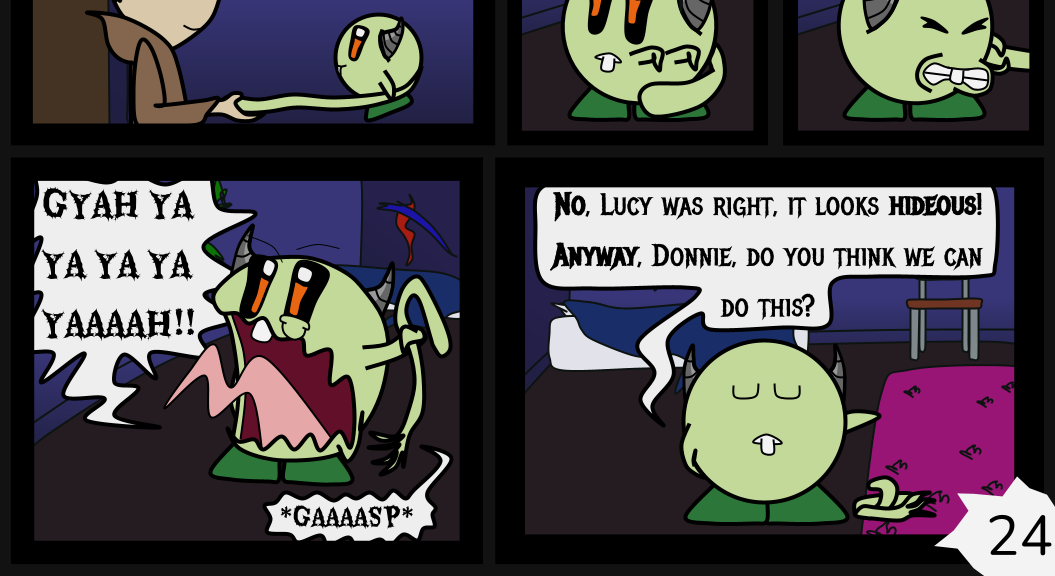 Donnie The Fighting Psychopath - Episode 7, Page 24: The Final Straw Of Donnie & Libby & AJ