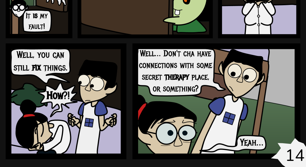 Donnie The Fighting Psychopath - Episode 8, Page 14: Donnie The F̶i̶g̶h̶t̶i̶n̶g̶ Psychopath