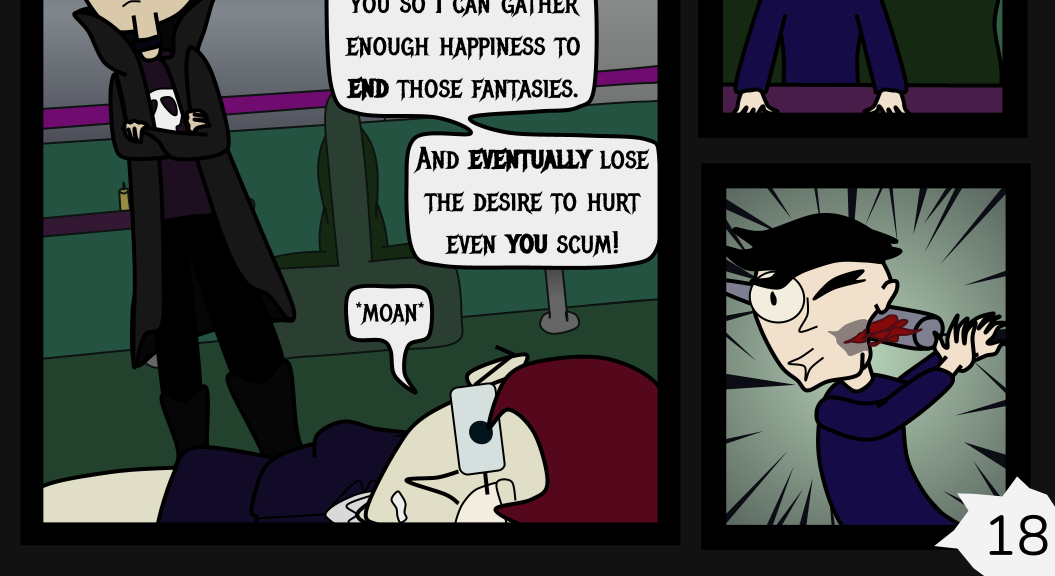 Donnie The Fighting Psychopath - Episode 8, Page 18: Donnie The F̶i̶g̶h̶t̶i̶n̶g̶ Psychopath