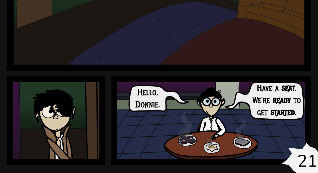 Donnie The Fighting Psychopath - Episode 8, Page 21: Donnie The F̶i̶g̶h̶t̶i̶n̶g̶ Psychopath
