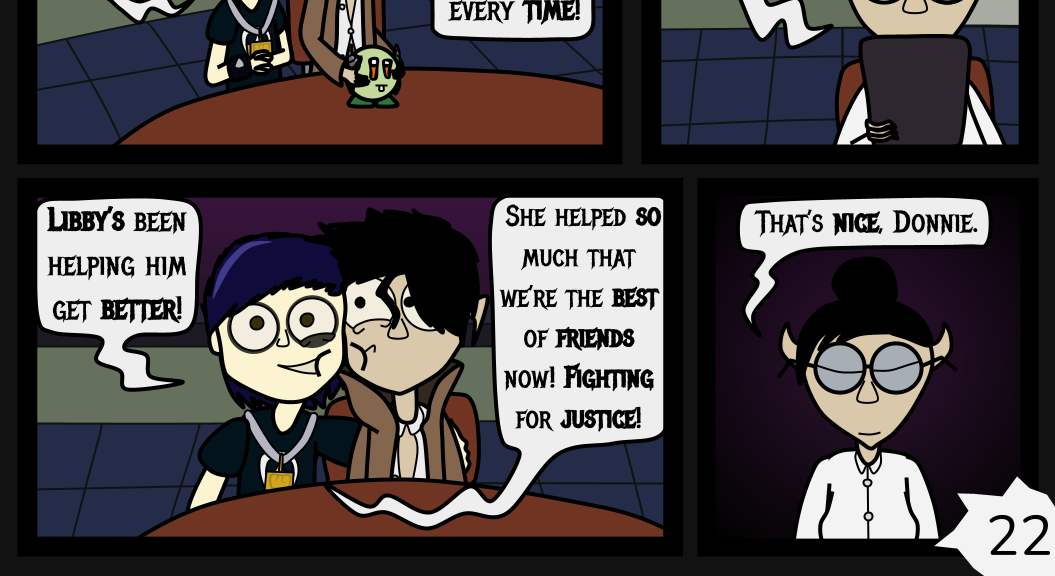 Donnie The Fighting Psychopath - Episode 8, Page 22: Donnie The F̶i̶g̶h̶t̶i̶n̶g̶ Psychopath
