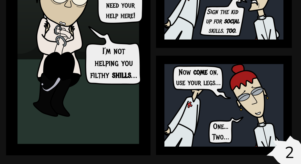 Donnie The Fighting Psychopath - Episode 9, Page 2: The Masked Stalkee's Last Stand