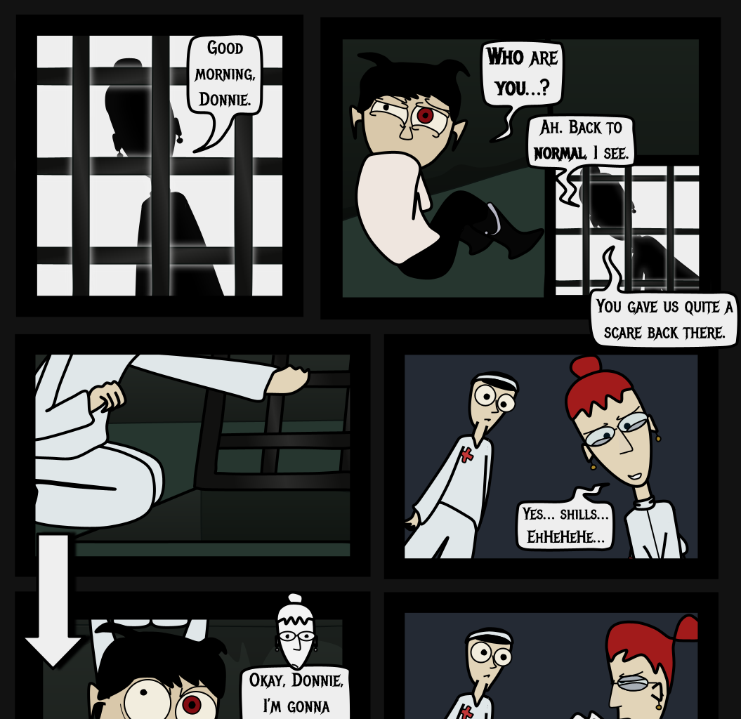 Donnie The Fighting Psychopath - Episode 9, Page 2: The Masked Stalkee's Last Stand