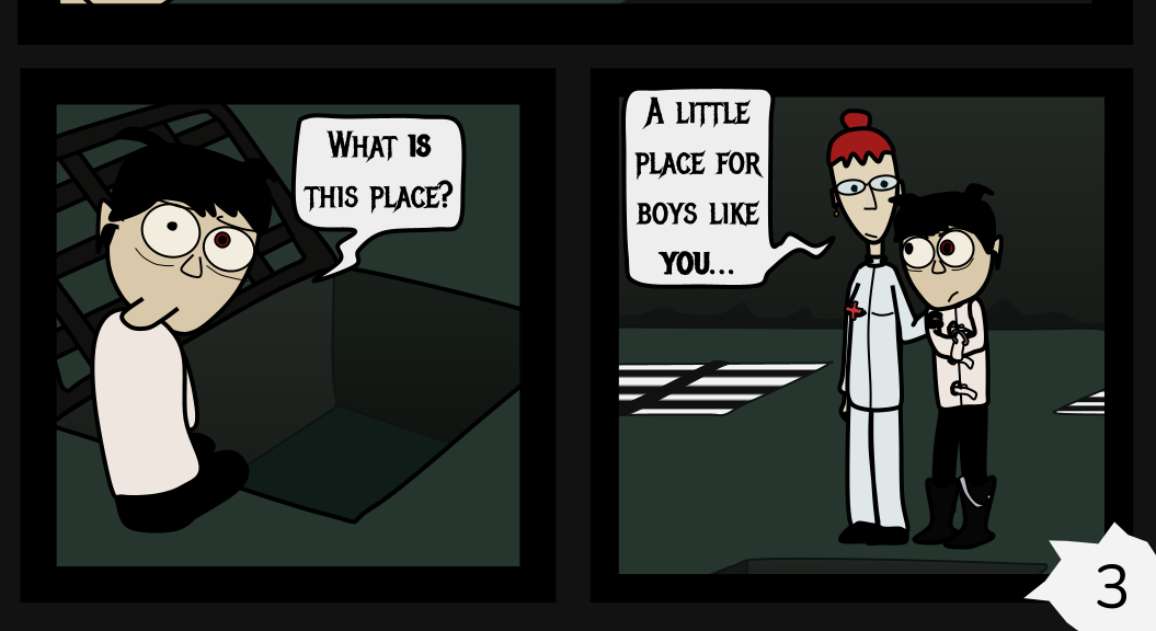 Donnie The Fighting Psychopath - Episode 9, Page 3: The Masked Stalkee's Last Stand