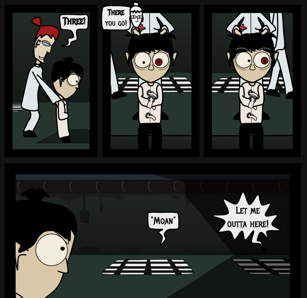 Donnie The Fighting Psychopath - Episode 9, Page 3: The Masked Stalkee's Last Stand