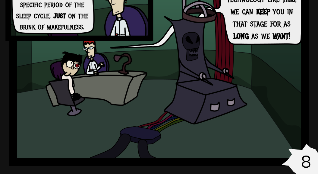 Donnie The Fighting Psychopath - Episode 9, Page 8: The Masked Stalkee's Last Stand