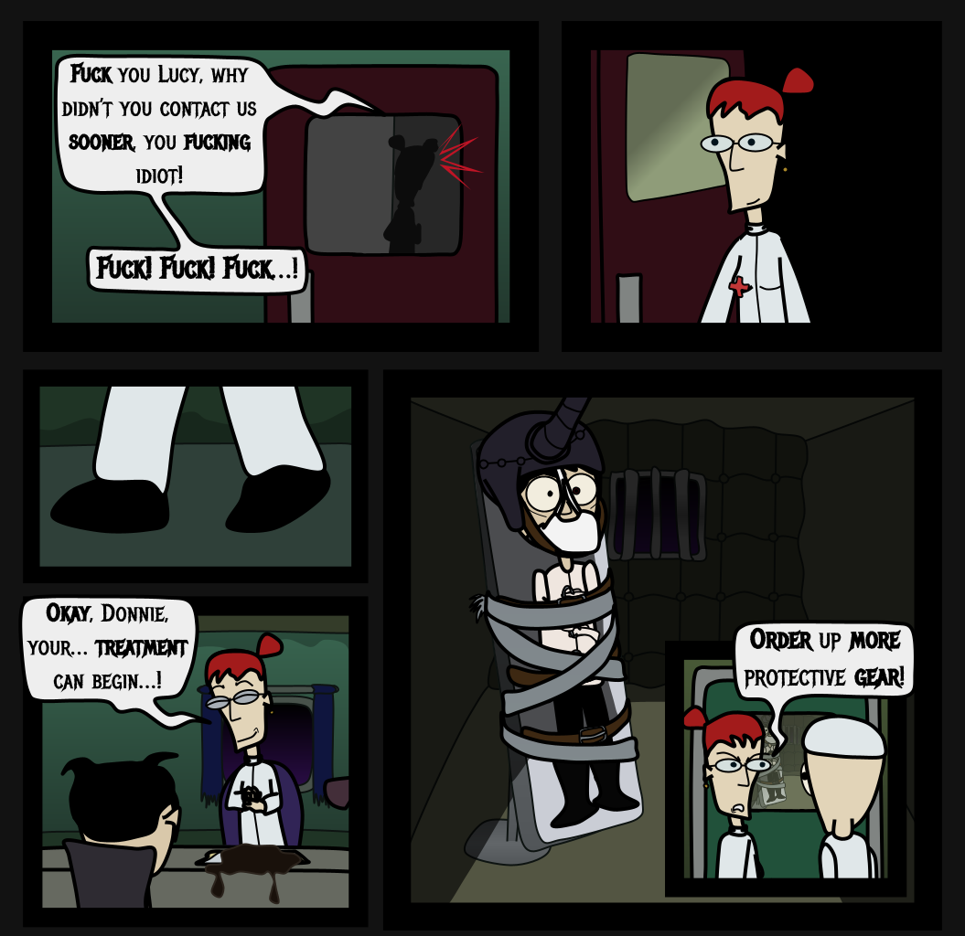 Donnie The Fighting Psychopath - Episode 9, Page 10: The Masked Stalkee's Last Stand
