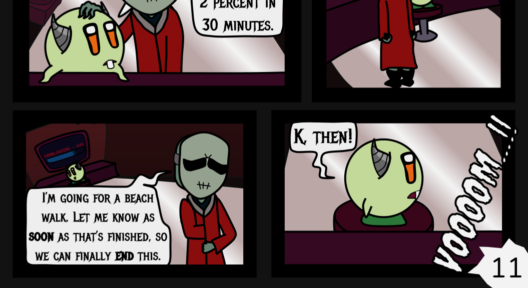 Donnie The Fighting Psychopath - Episode 9, Page 11: The Masked Stalkee's Last Stand