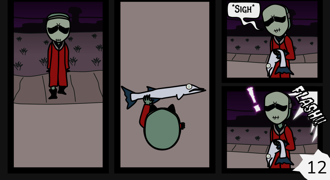 Donnie The Fighting Psychopath - Episode 9, Page 12: The Masked Stalkee's Last Stand