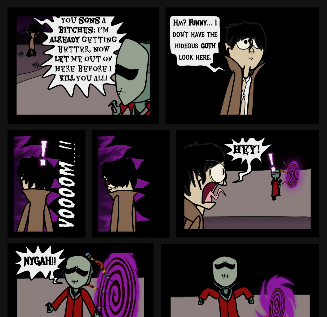 Donnie The Fighting Psychopath - Episode 9, Page 13: The Masked Stalkee's Last Stand