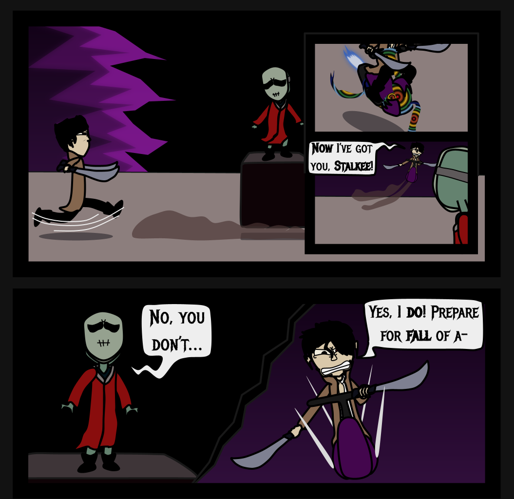 Donnie The Fighting Psychopath - Episode 9, Page 15: The Masked Stalkee's Last Stand