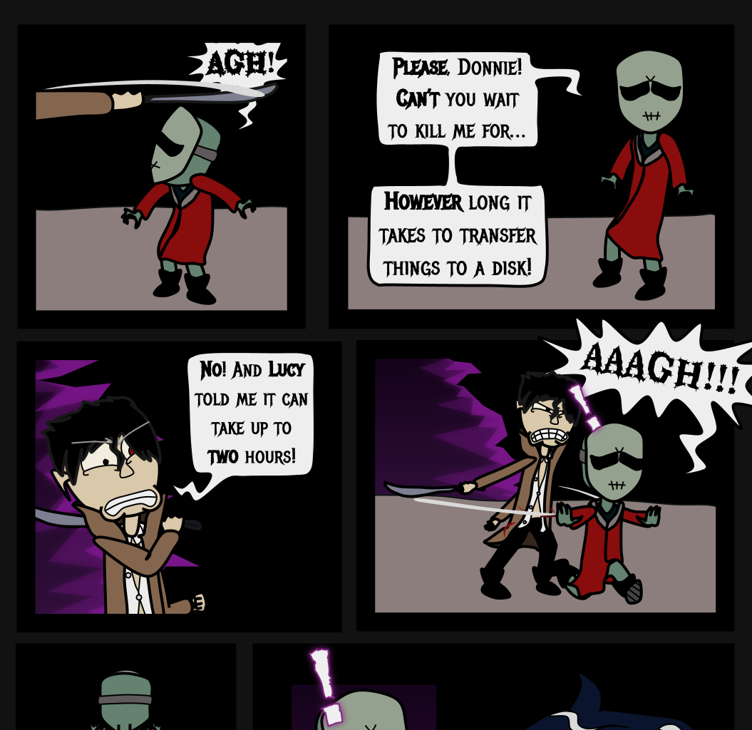 Donnie The Fighting Psychopath - Episode 9, Page 17: The Masked Stalkee's Last Stand