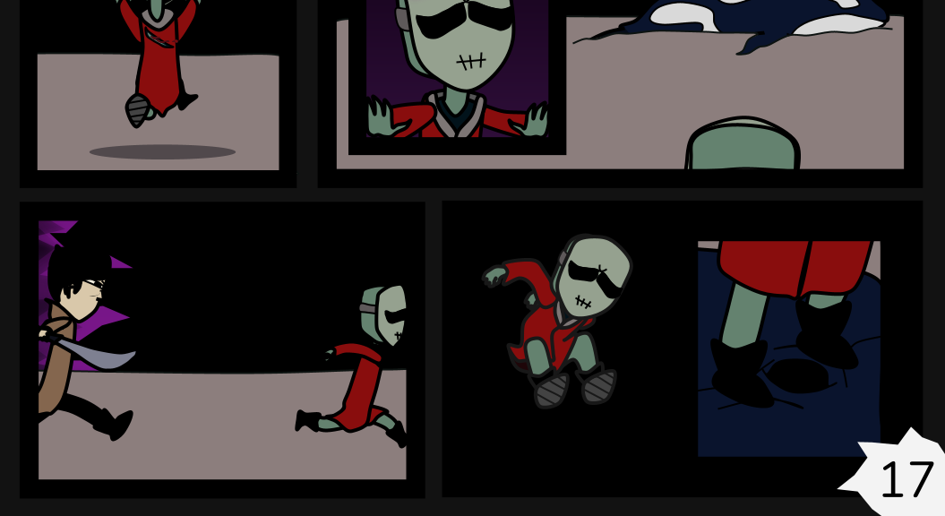 Donnie The Fighting Psychopath - Episode 9, Page 17: The Masked Stalkee's Last Stand