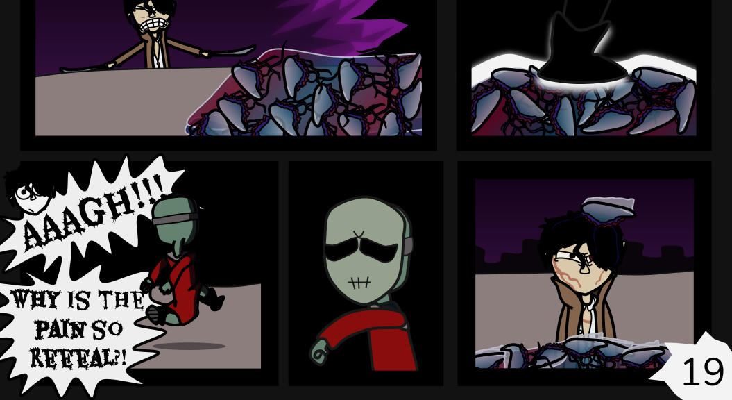 Donnie The Fighting Psychopath - Episode 9, Page 19: The Masked Stalkee's Last Stand
