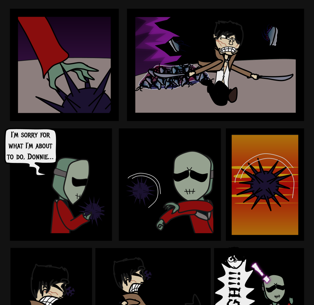 Donnie The Fighting Psychopath - Episode 9, Page 20: The Masked Stalkee's Last Stand