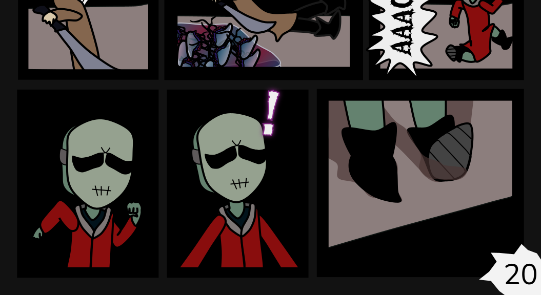Donnie The Fighting Psychopath - Episode 9, Page 20: The Masked Stalkee's Last Stand