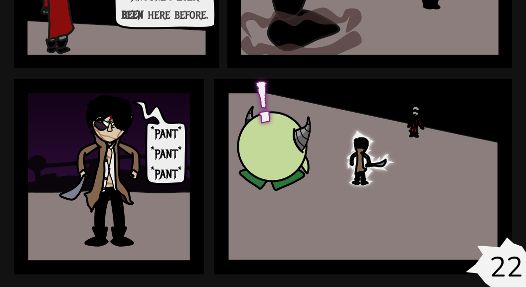 Donnie The Fighting Psychopath - Episode 9, Page 22: The Masked Stalkee's Last Stand