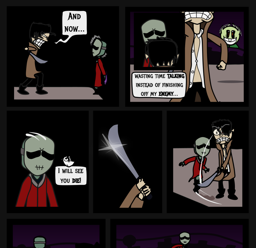 Donnie The Fighting Psychopath - Episode 9, Page 23: The Masked Stalkee's Last Stand