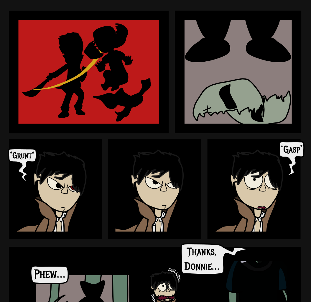 Donnie The Fighting Psychopath - Episode 9, Page 24: The Masked Stalkee's Last Stand