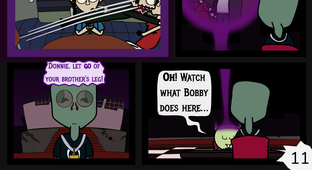 Donnie The Fighting Psychopath - Episode 10, Page 11: Libby's Cold Truth - Part 1