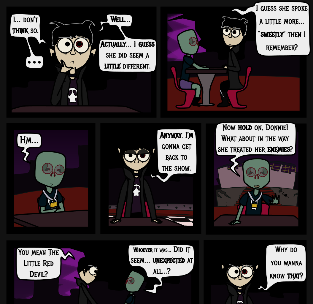 Donnie The Fighting Psychopath - Episode 10, Page 14: Libby's Cold Truth - Part 1