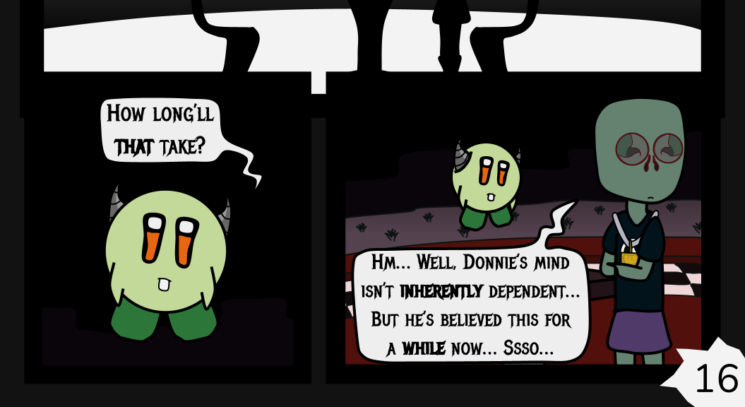 Donnie The Fighting Psychopath - Episode 10, Page 16: Libby's Cold Truth - Part 1