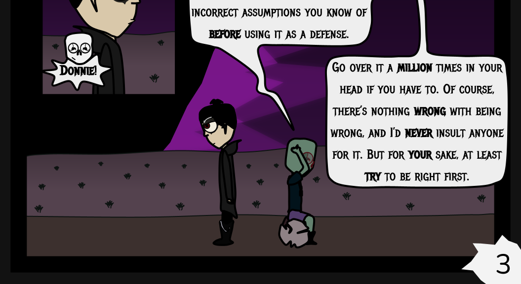 Donnie The Fighting Psychopath - Episode 11, Page 3: Libby's Cold Truth - Part 2