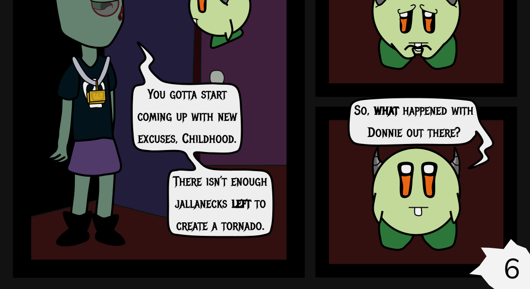 Donnie The Fighting Psychopath - Episode 11, Page 6: Libby's Cold Truth - Part 2