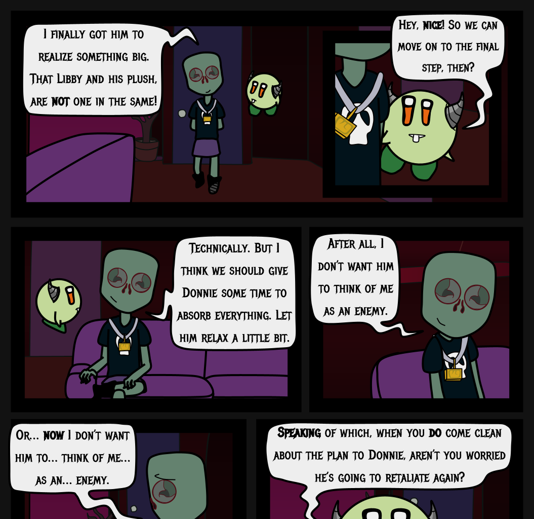 Donnie The Fighting Psychopath - Episode 11, Page 7: Libby's Cold Truth - Part 2