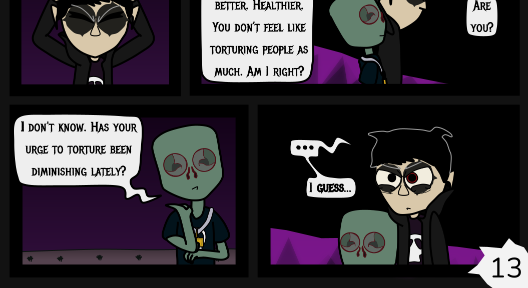 Donnie The Fighting Psychopath - Episode 11, Page 13: Libby's Cold Truth - Part 2