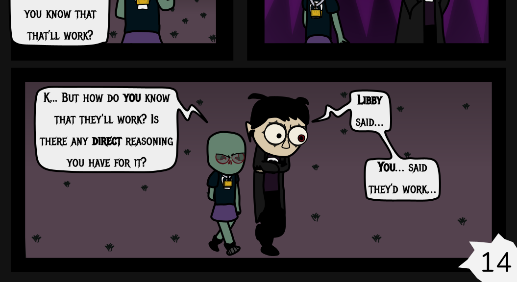 Donnie The Fighting Psychopath - Episode 11, Page 14: Libby's Cold Truth - Part 2