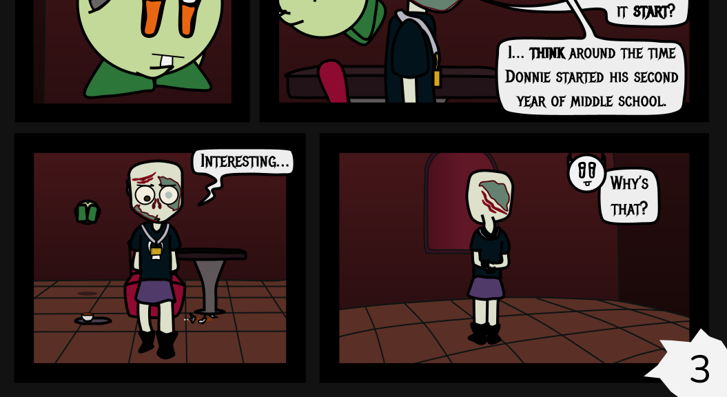 Donnie The Fighting Psychopath - Episode 12, Page 3: Libby's Cold Truth - Part 3