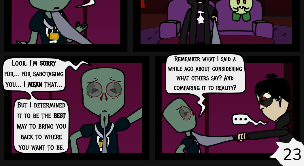 Donnie The Fighting Psychopath - Episode 12, Page 23: Libby's Cold Truth - Part 3