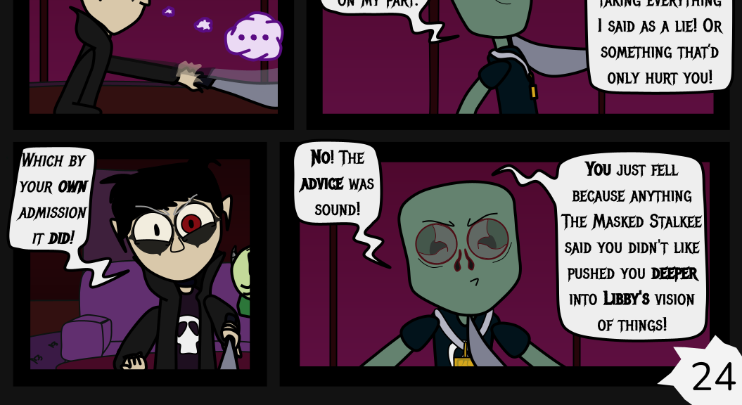 Donnie The Fighting Psychopath - Episode 12, Page 24: Libby's Cold Truth - Part 3