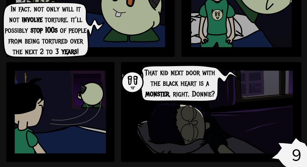 Donnie The Fighting Psychopath - Episode 13, Page 9: Betrayal