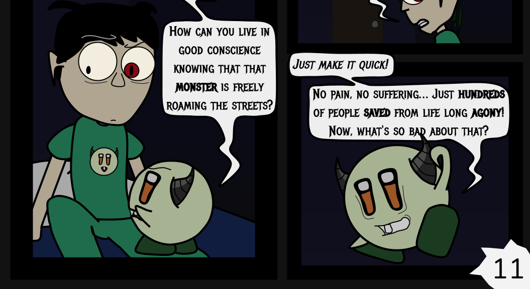 Donnie The Fighting Psychopath - Episode 13, Page 11: Betrayal