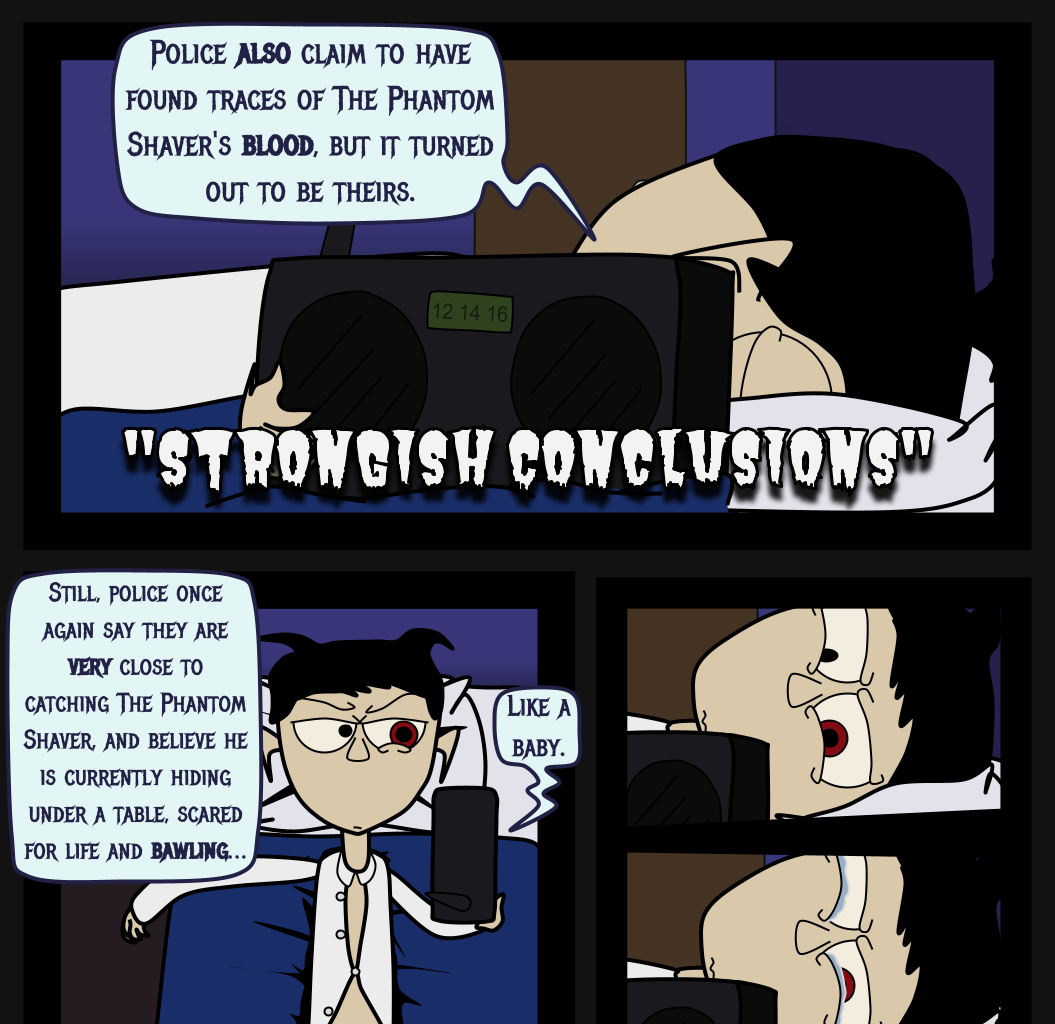 Donnie The Fighting Psychopath - Episode 14, Page 1: Strongish Conclusions