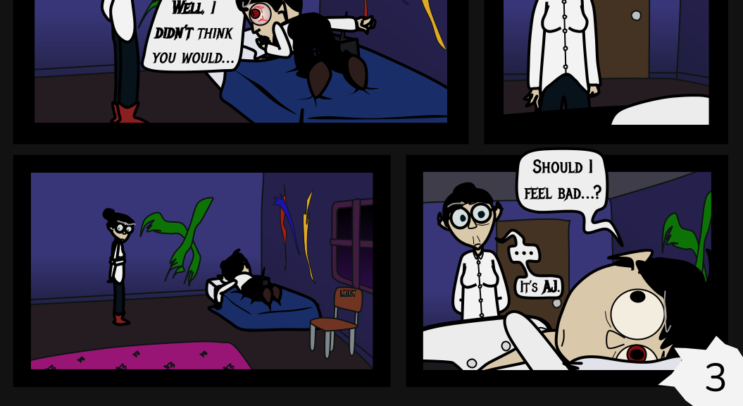 Donnie The Fighting Psychopath - Episode 14, Page 3: Strongish Conclusions