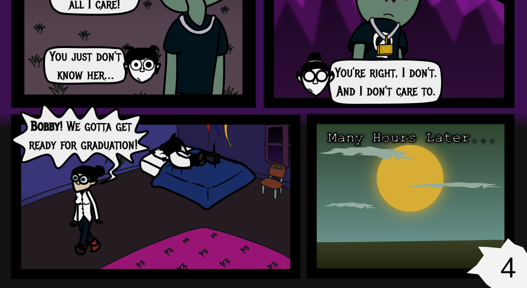 Donnie The Fighting Psychopath - Episode 14, Page 4: Strongish Conclusions