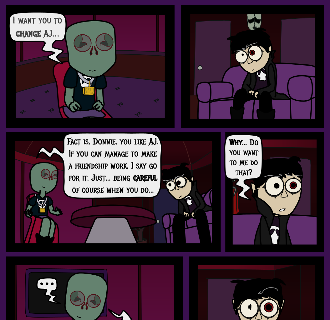 Donnie The Fighting Psychopath - Episode 14, Page 7: Strongish Conclusions
