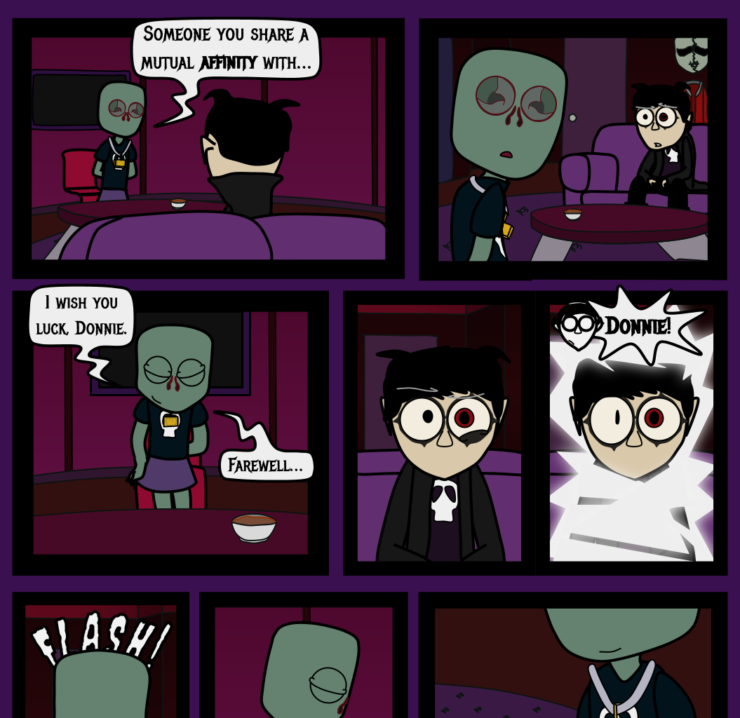 Donnie The Fighting Psychopath - Episode 14, Page 8: Strongish Conclusions